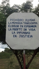 <p>Parque-monumento que recuerda las víctimas de las masacres</p> Parque-monumento que recuerda las víctimas de las masacres